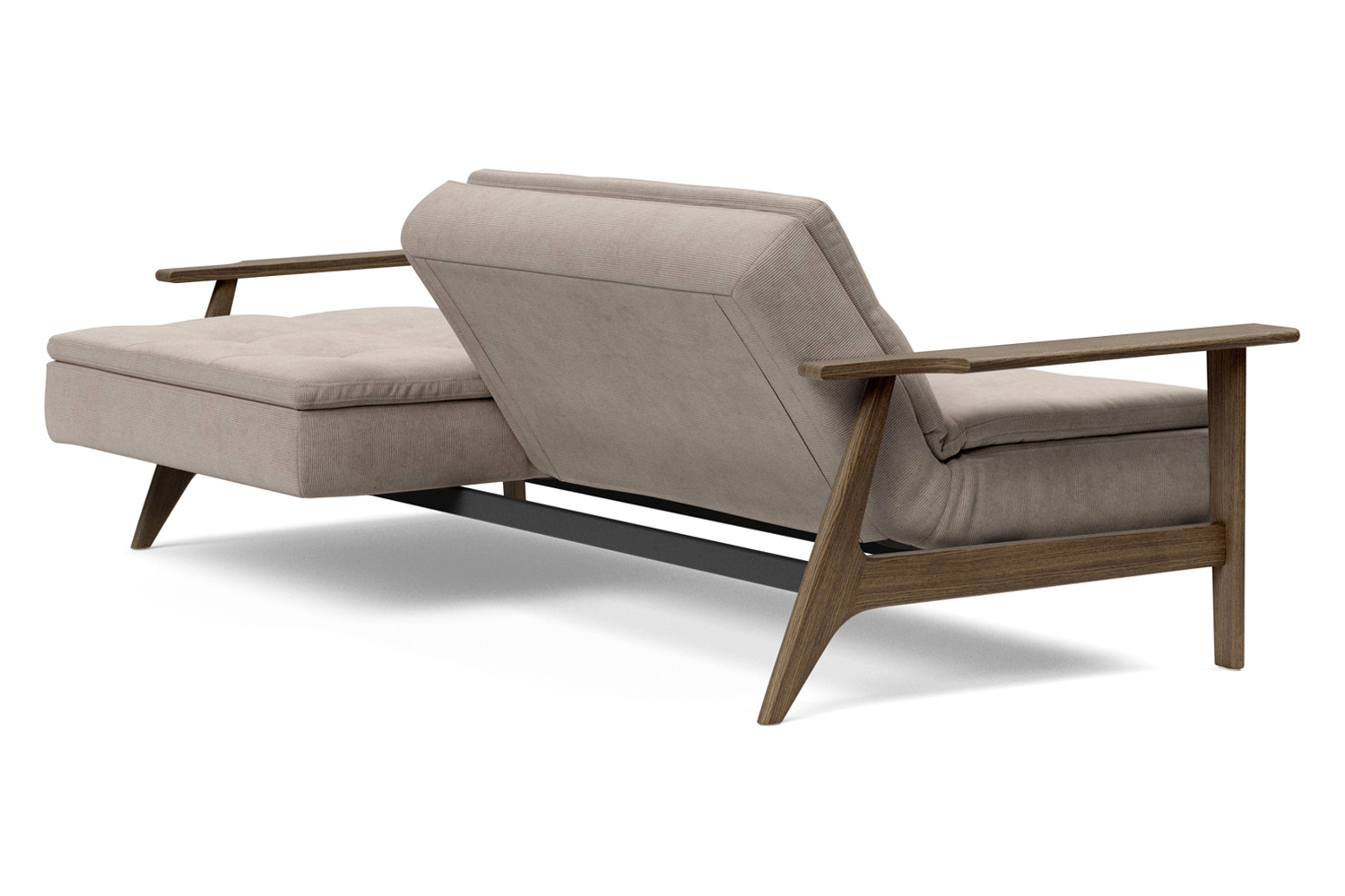 Innovation Living Dublexo Frej Sofa Bed Smoked Oak - 318 Cordufine Beige