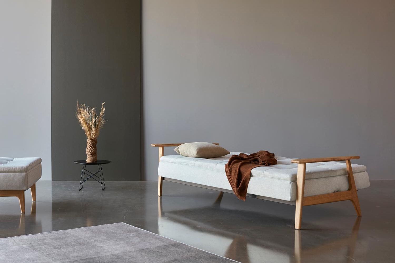 Innovation Living Dublexo Frej Sofa Bed Oak - 506 Elegance Paprika