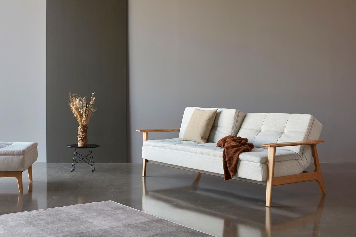 Innovation Living Dublexo Frej Sofa Bed Oak - 506 Elegance Paprika
