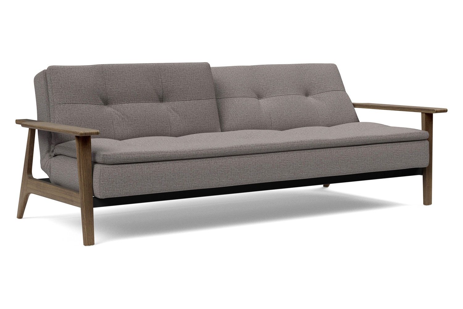 Innovation Living Dublexo Frej Sofa Bed Smoked Oak - 521 Mixed Dance Gray