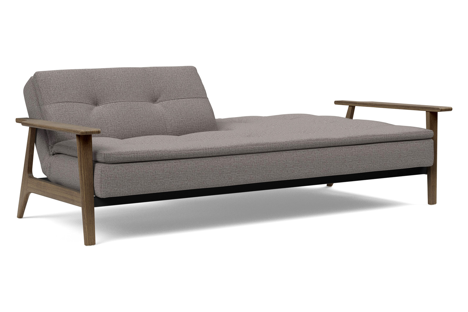 Innovation Living Dublexo Frej Sofa Bed Smoked Oak - 521 Mixed Dance Gray