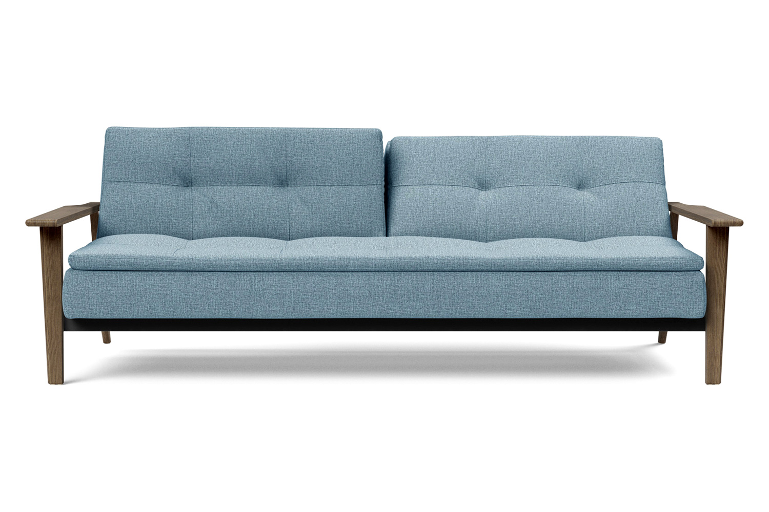 Innovation Living Dublexo Frej Sofa Bed Smoked Oak - 525 Mixed Dance Light Blue