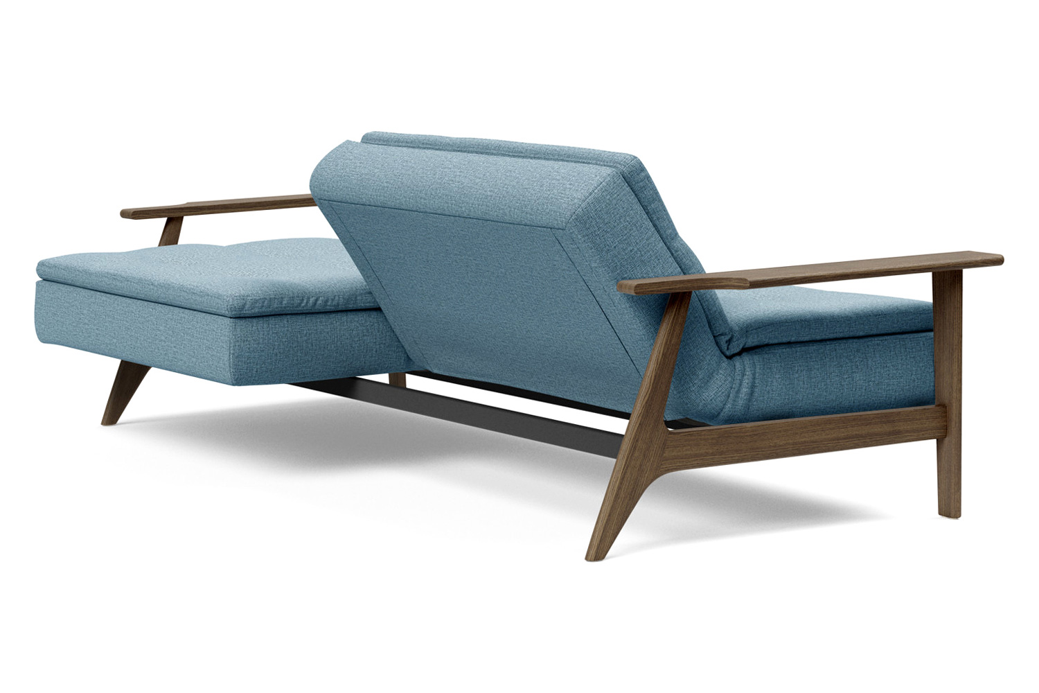 Innovation Living Dublexo Frej Sofa Bed Smoked Oak - 525 Mixed Dance Light Blue