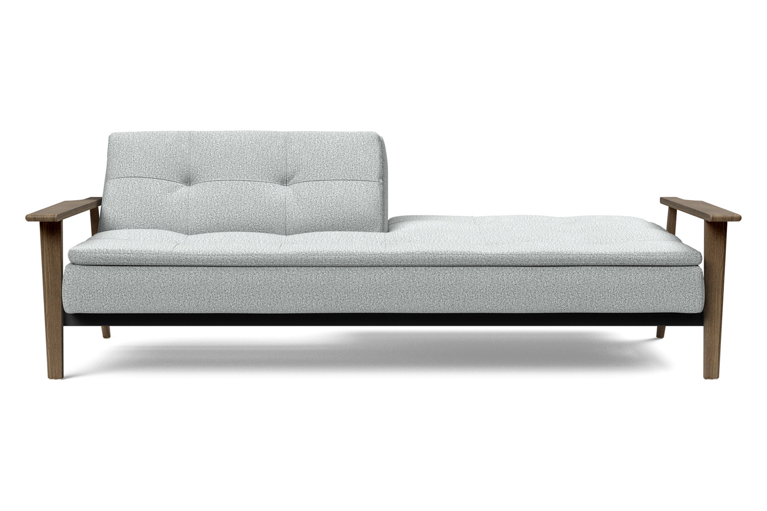 Innovation Living Dublexo Frej Sofa Bed Smoked Oak - 538 Melange Light Gray