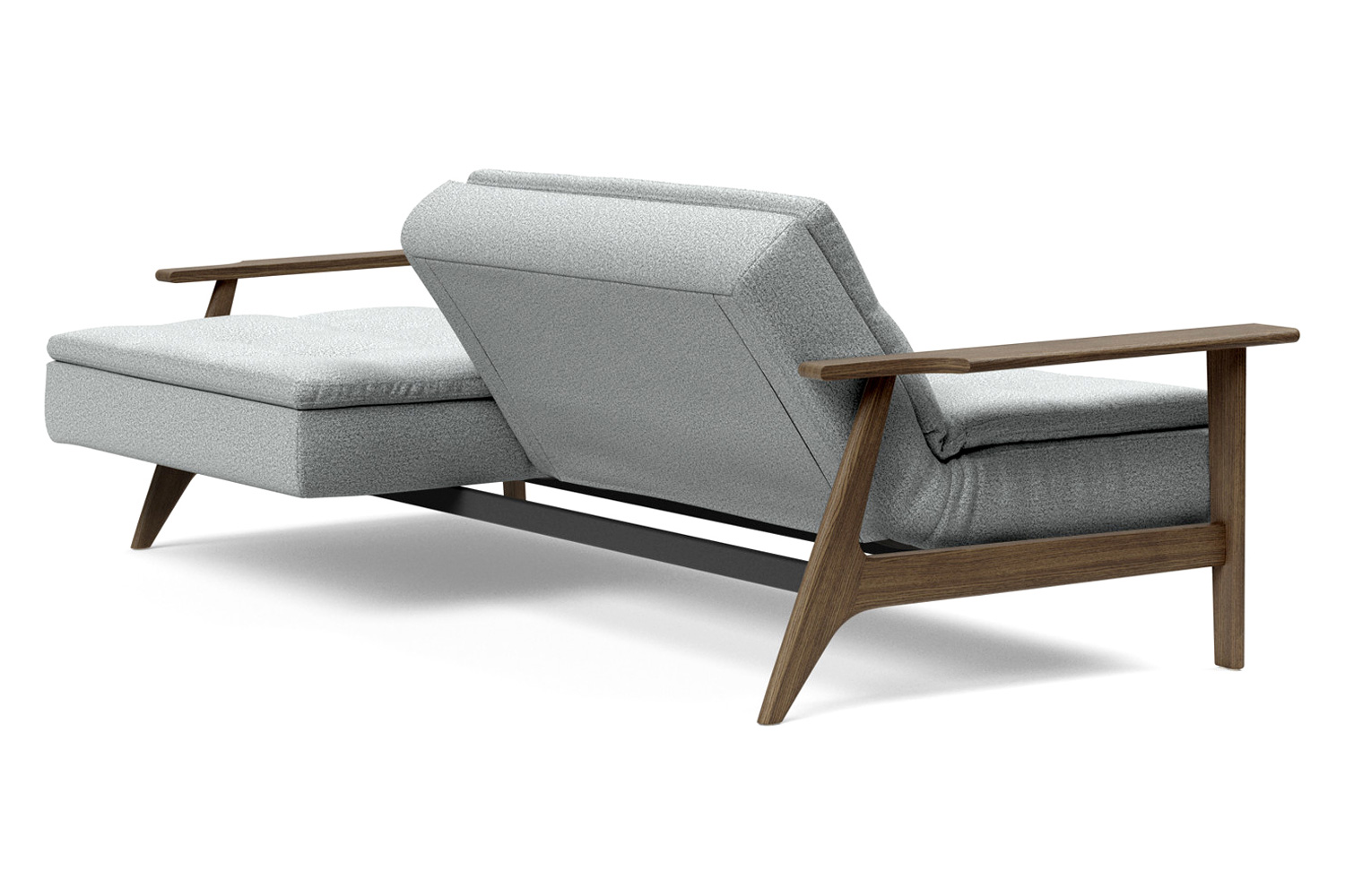 Innovation Living Dublexo Frej Sofa Bed Smoked Oak - 538 Melange Light Gray
