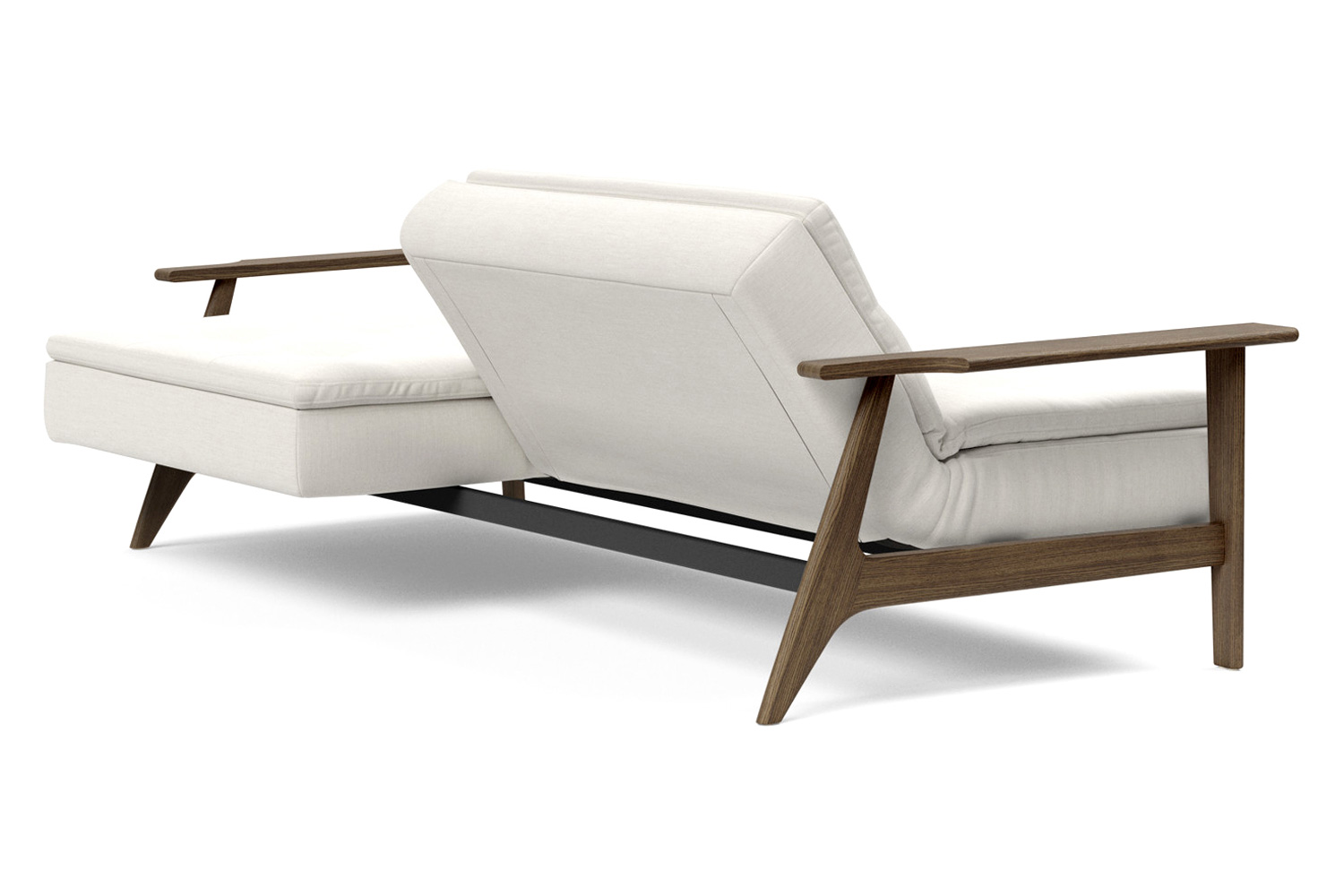 Innovation Living Dublexo Frej Sofa Bed Smoked Oak - 574 Vivus Dusty Off White