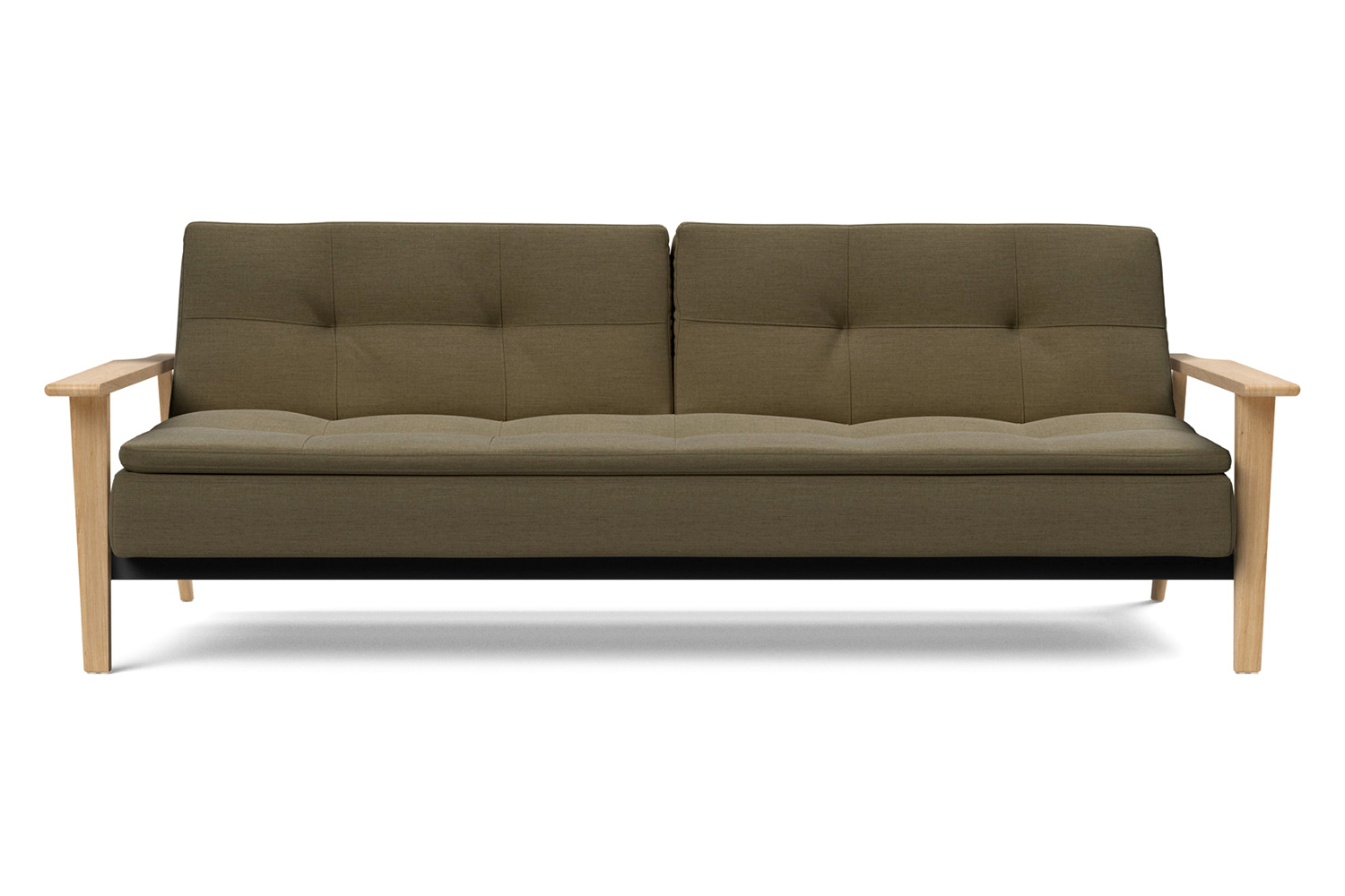 Innovation Living Dublexo Frej Sofa Bed Oak - 575 Vivus Dusty Olive
