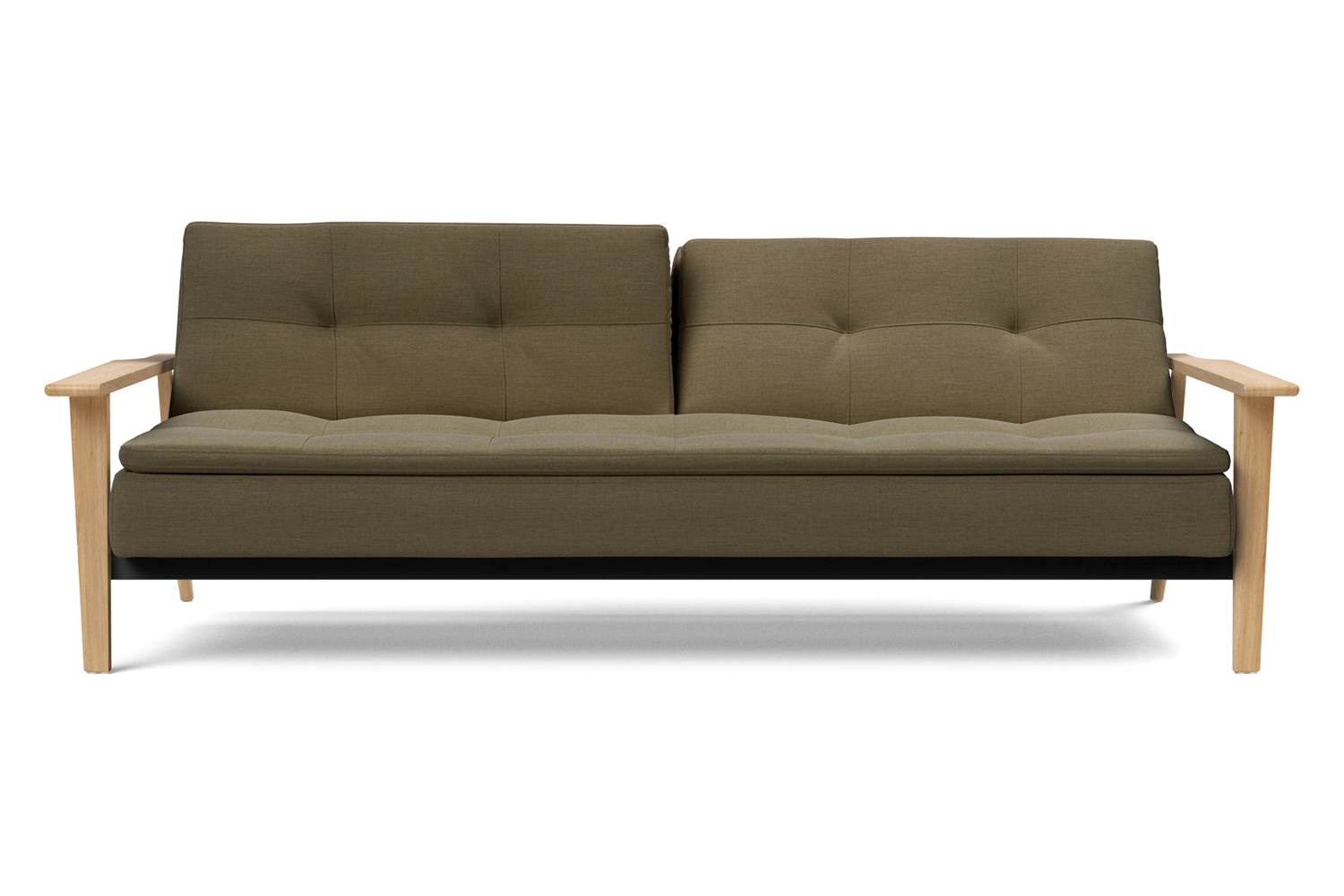 Innovation Living Dublexo Frej Sofa Bed Oak - 575 Vivus Dusty Olive
