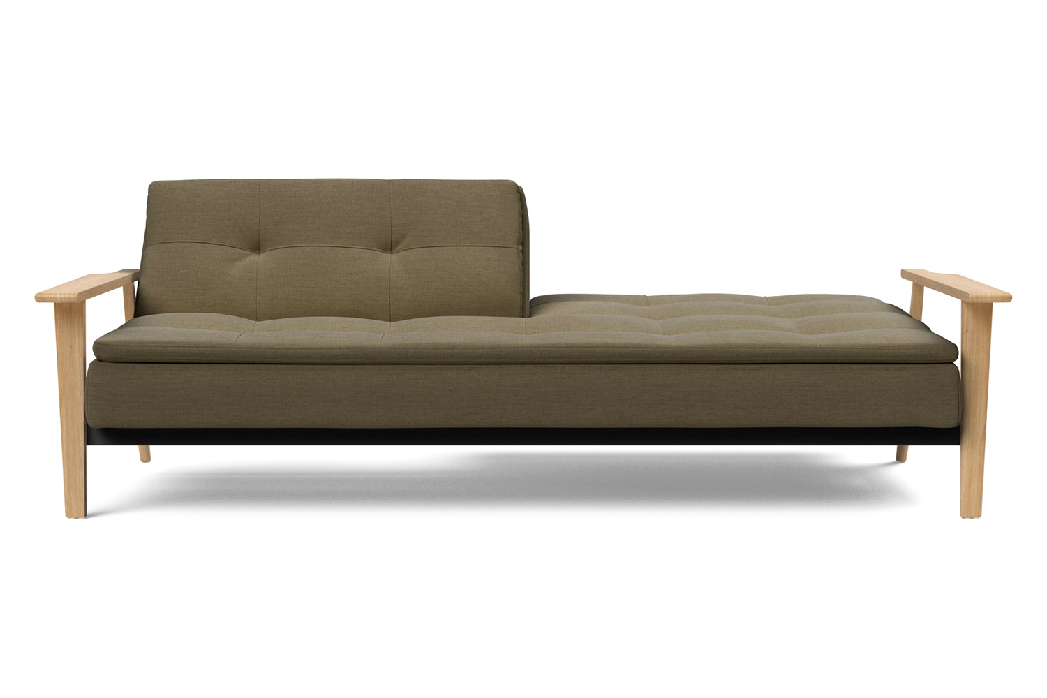 Innovation Living Dublexo Frej Sofa Bed Oak - 575 Vivus Dusty Olive
