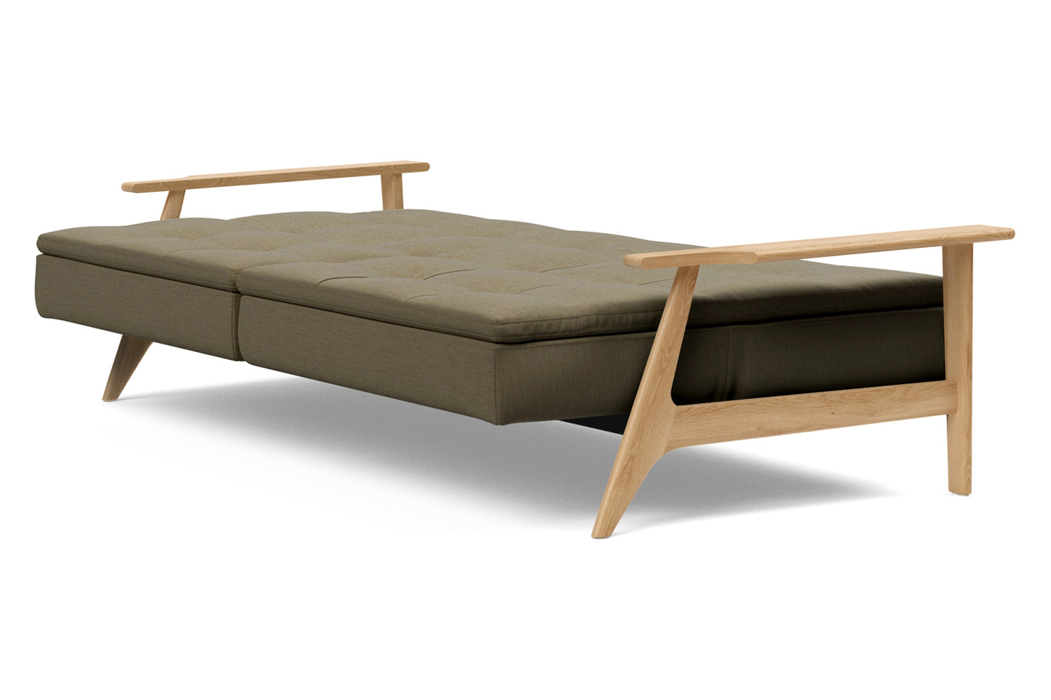 Innovation Living Dublexo Frej Sofa Bed Oak - 575 Vivus Dusty Olive