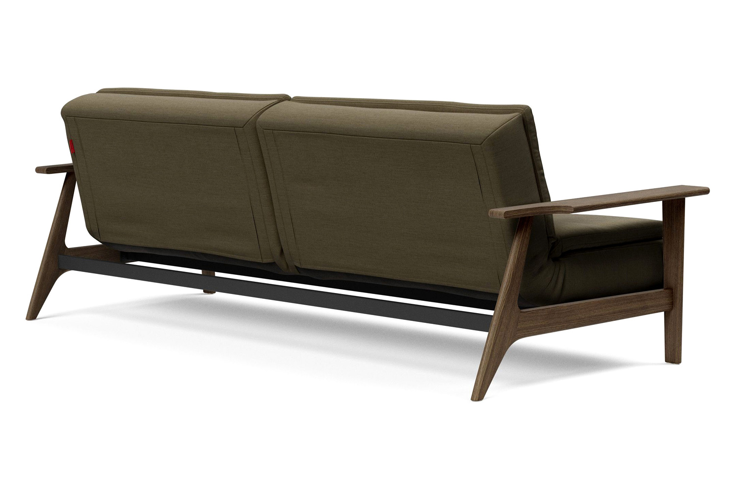 Innovation Living Dublexo Frej Sofa Bed Smoked Oak - 575 Vivus Dusty Olive