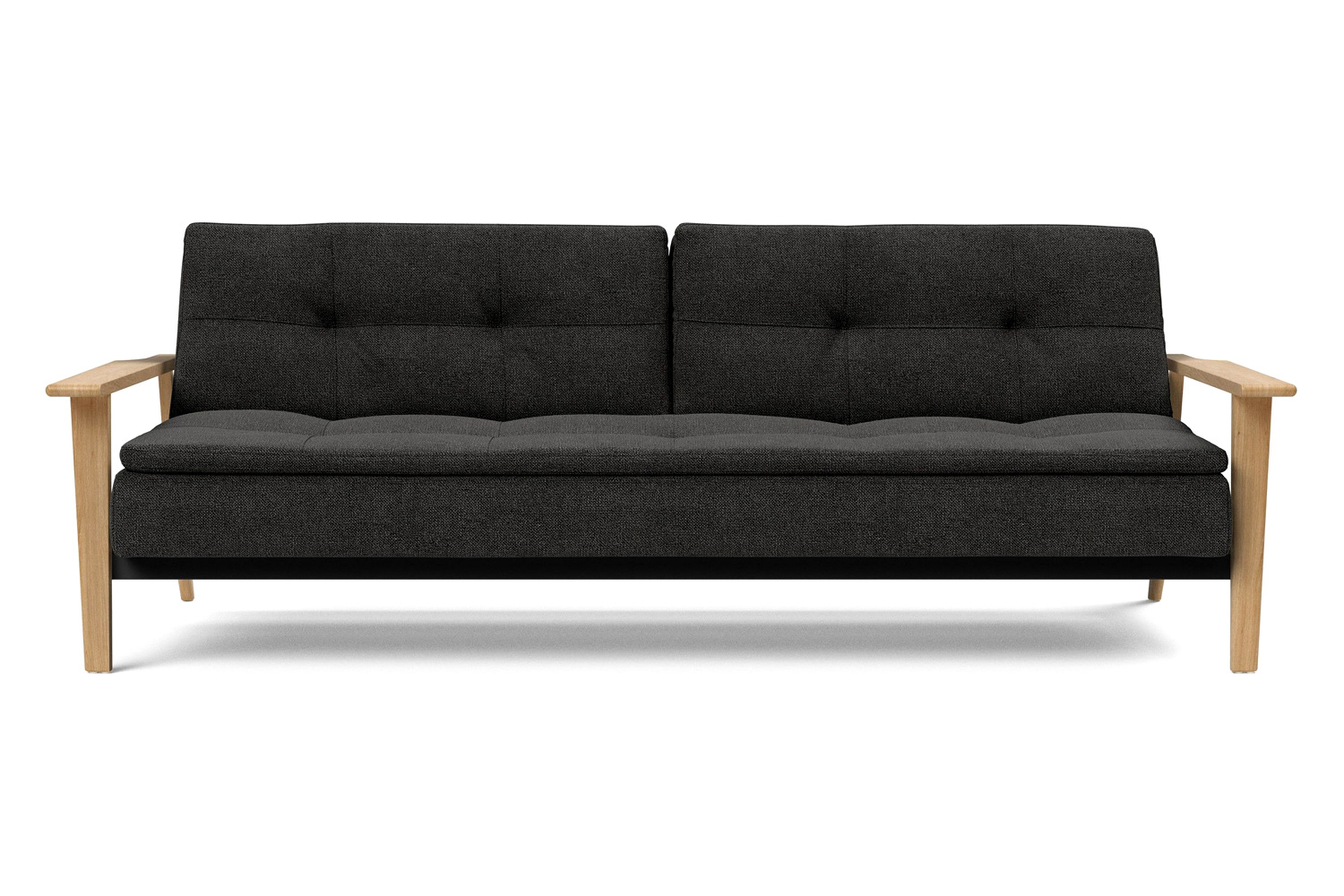 Innovation Living Dublexo Frej Sofa Bed Oak - 577 Kenya Dark Gray