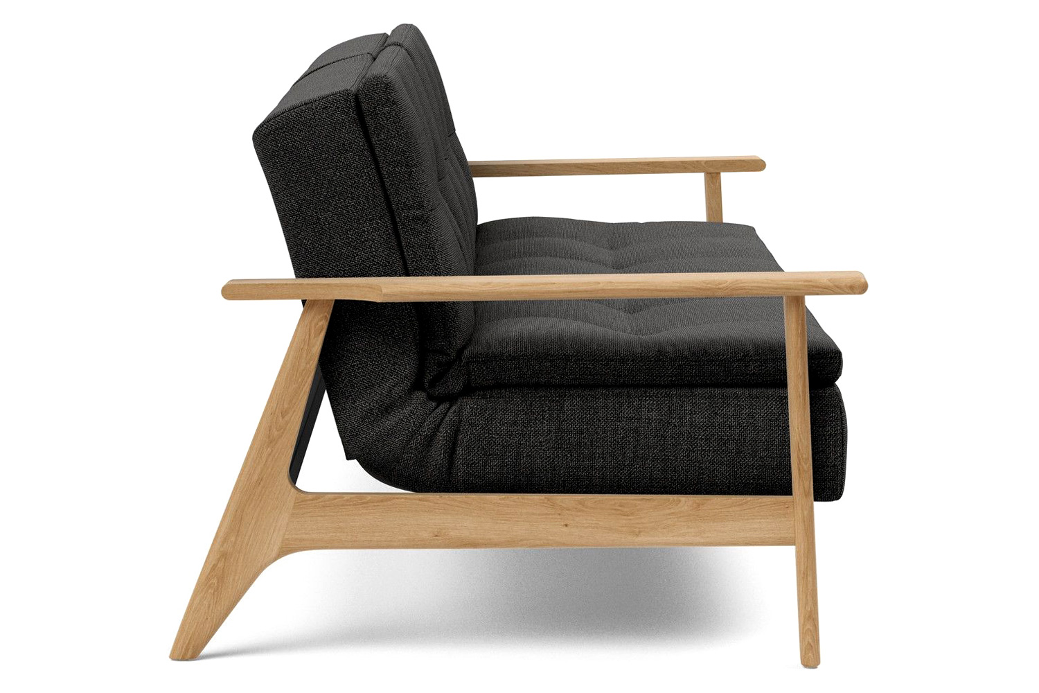 Innovation Living Dublexo Frej Sofa Bed Oak - 577 Kenya Dark Gray