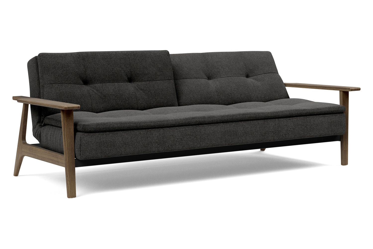 Innovation Living Dublexo Frej Sofa Bed Smoked Oak - 577 Kenya Dark Gray