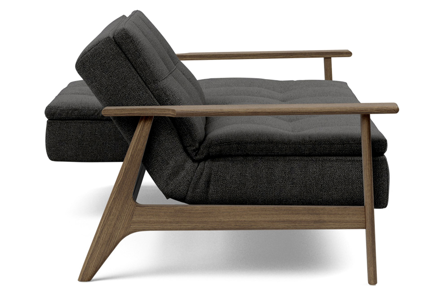 Innovation Living Dublexo Frej Sofa Bed Smoked Oak - 577 Kenya Dark Gray