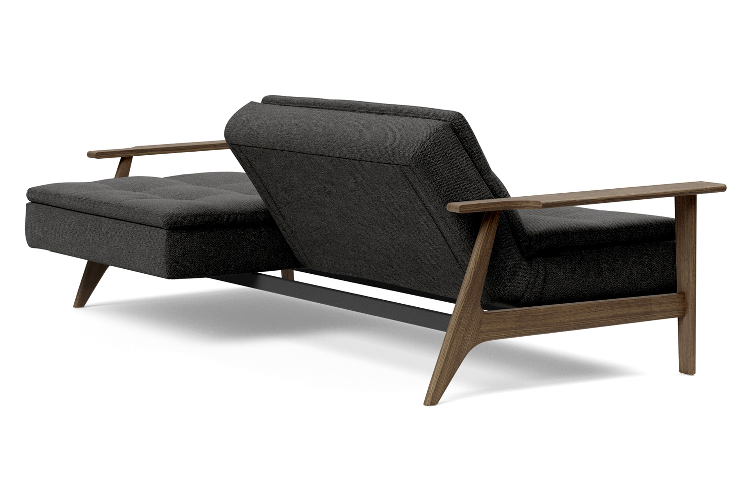 Innovation Living Dublexo Frej Sofa Bed Smoked Oak - 577 Kenya Dark Gray