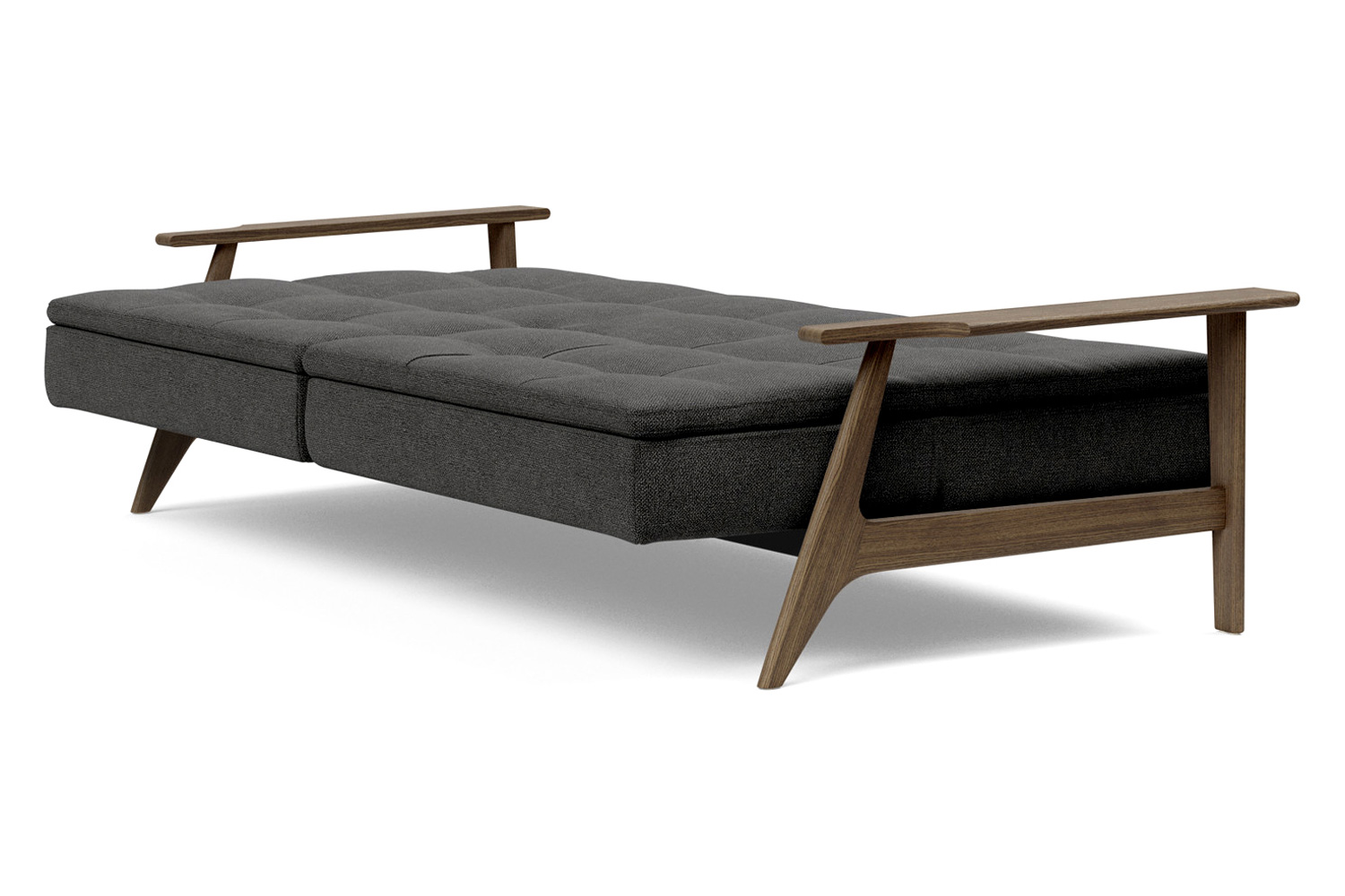 Innovation Living Dublexo Frej Sofa Bed Smoked Oak - 577 Kenya Dark Gray