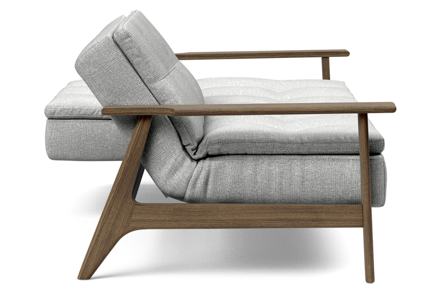 Innovation Living Dublexo Frej Sofa Bed Smoked Oak - 590 Micro Check Gray