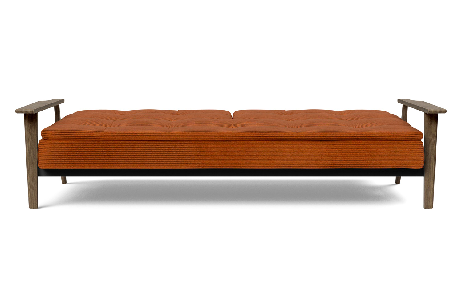 Innovation Living Dublexo Frej Sofa Bed Smoked Oak - 595 Corduroy Burnt Orange