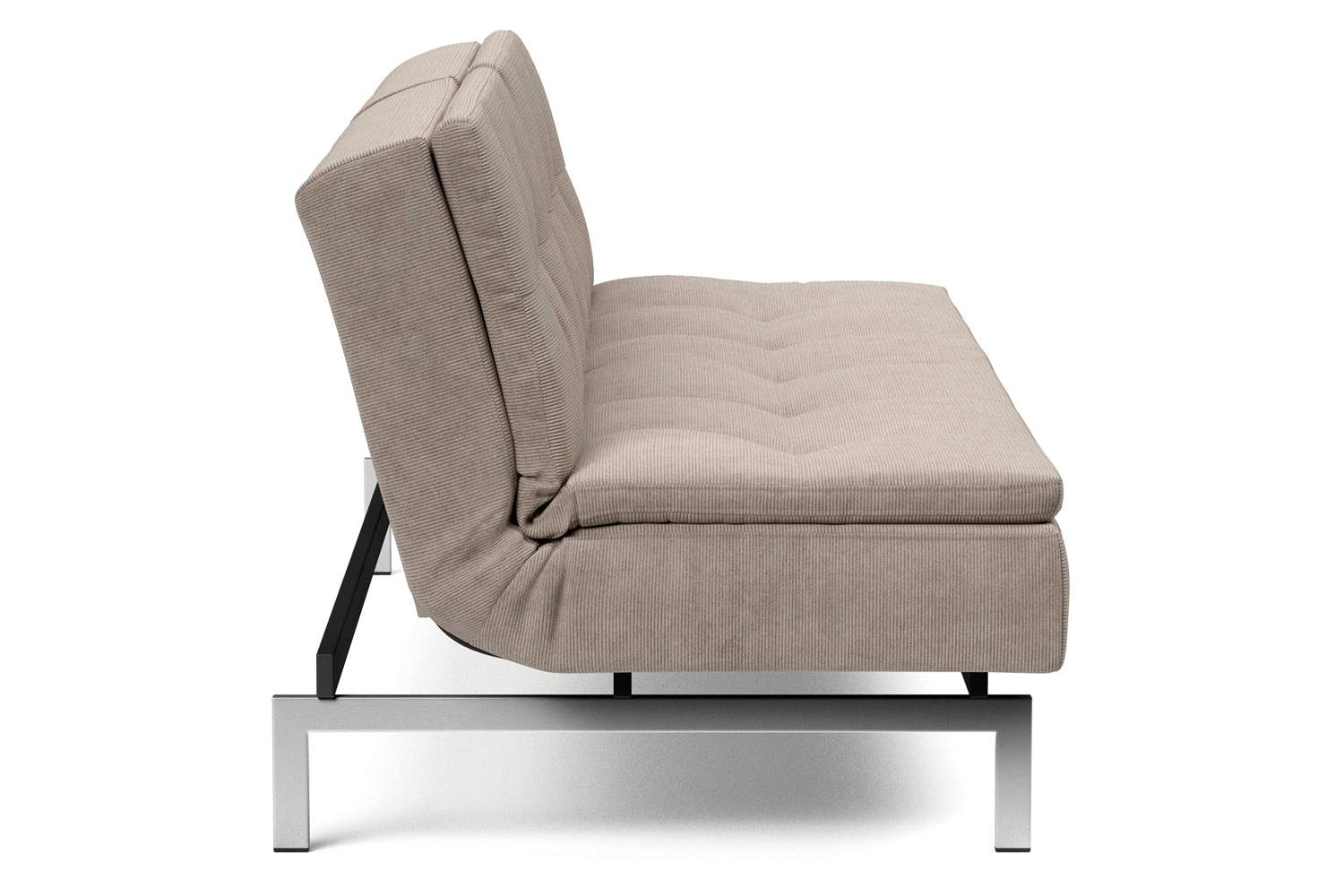 Innovation Living Dublexo Stainless Steel Sofa Bed - 318 Cordufine Beige