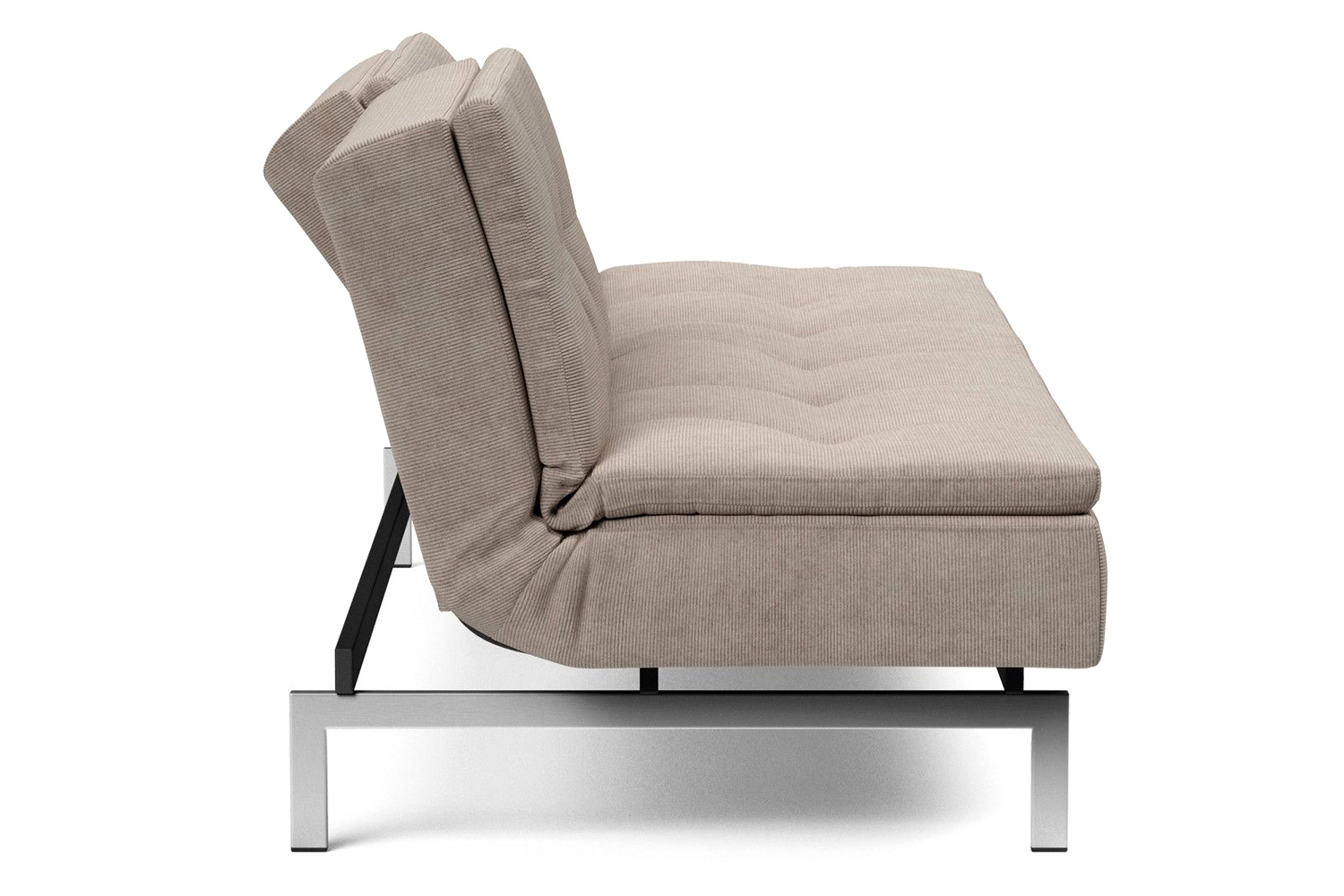 Innovation Living Dublexo Stainless Steel Sofa Bed - 318 Cordufine Beige