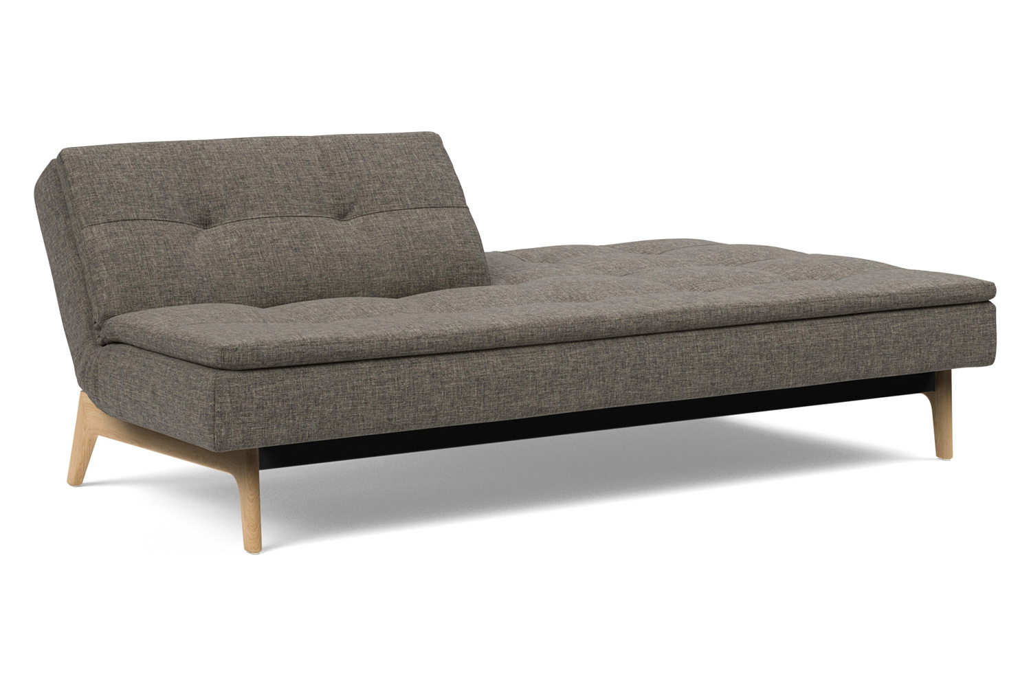 Innovation Living Dublexo Eik Sofa Bed Oak - 216 Flashtex Dark Gray