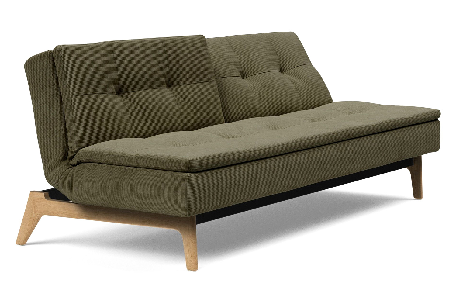 Innovation Living Dublexo Eik Sofa Bed Oak - 316 Cordufine Pine Green