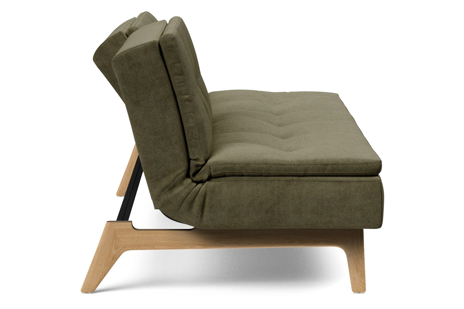 Innovation Living Dublexo Eik Sofa Bed Oak - 316 Cordufine Pine Green