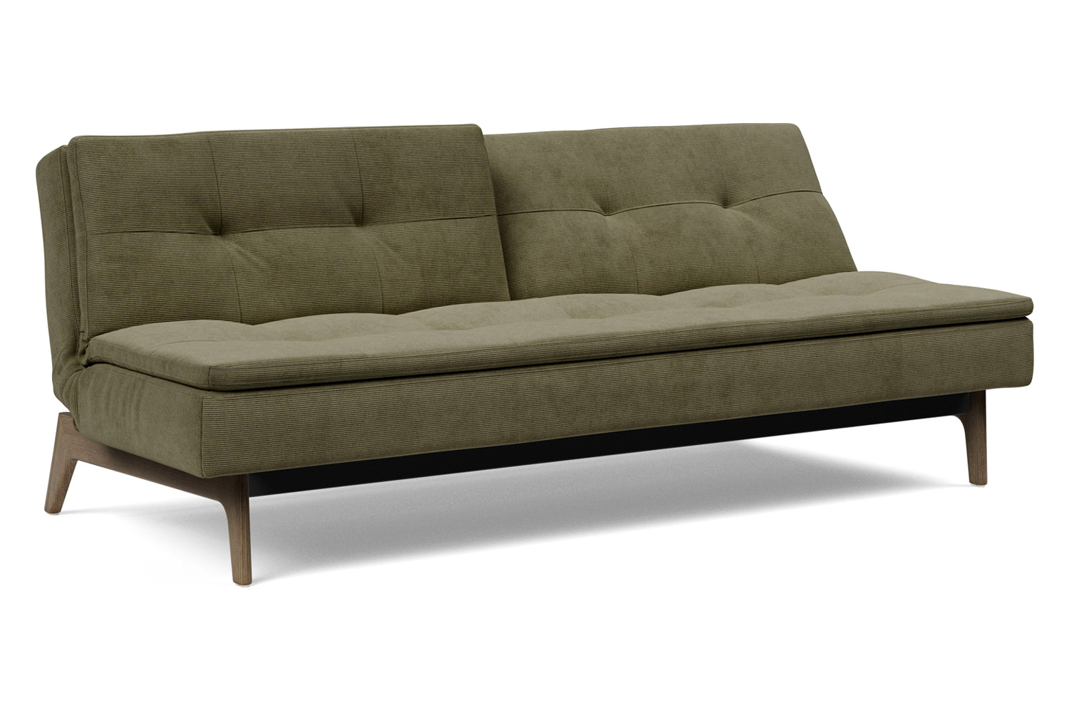 Innovation Living Dublexo Eik Sofa Bed Smoked Oak - 316 Cordufine Pine Green