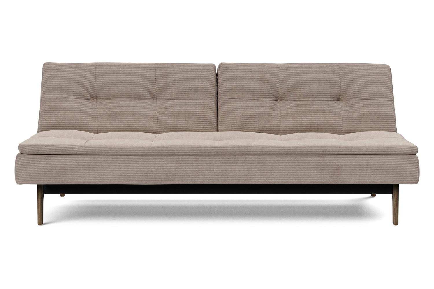 Innovation Living Dublexo Eik Sofa Bed Smoked Oak - 318 Cordufine Beige