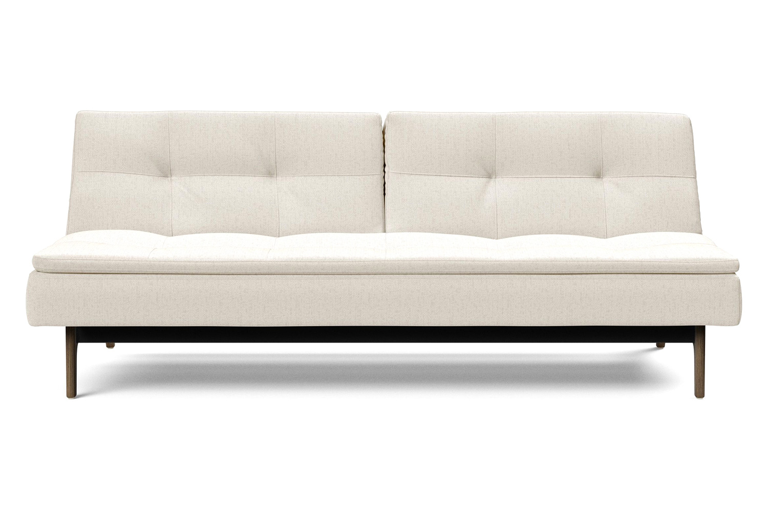 Innovation Living Dublexo Eik Sofa Bed Smoked Oak - 531 Bouclé Off White