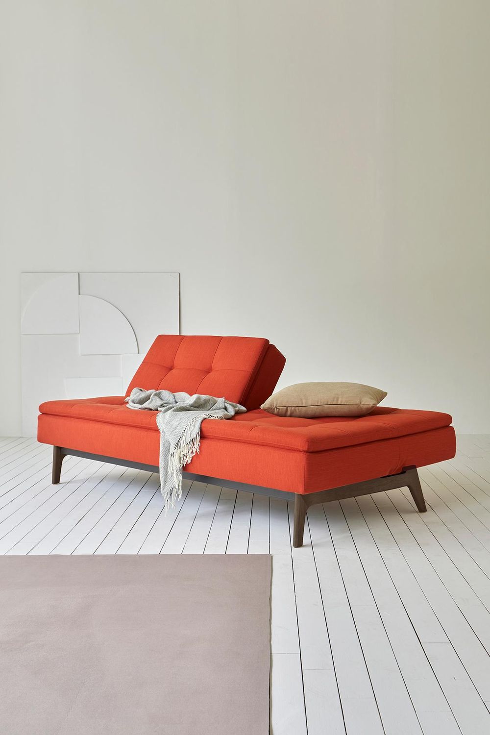 Innovation Living Dublexo Eik Sofa Bed Smoked Oak - 565 Twist Granite
