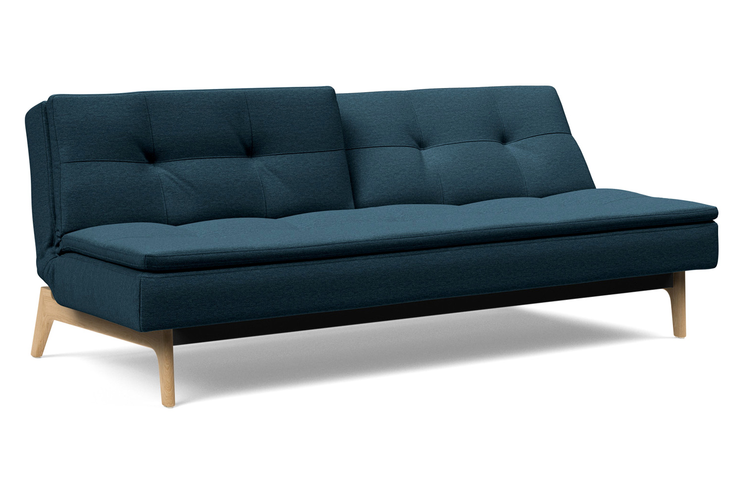 Innovation Living Dublexo Eik Sofa Bed Oak - 580 Argus Navy Blue