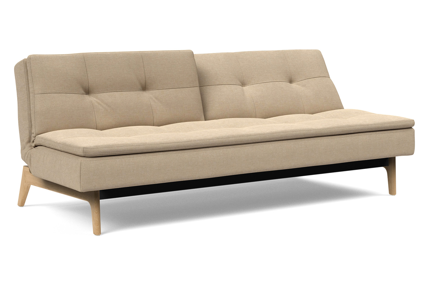 Innovation Living Dublexo Eik Sofa Bed Oak - 587 Phobos Mocha