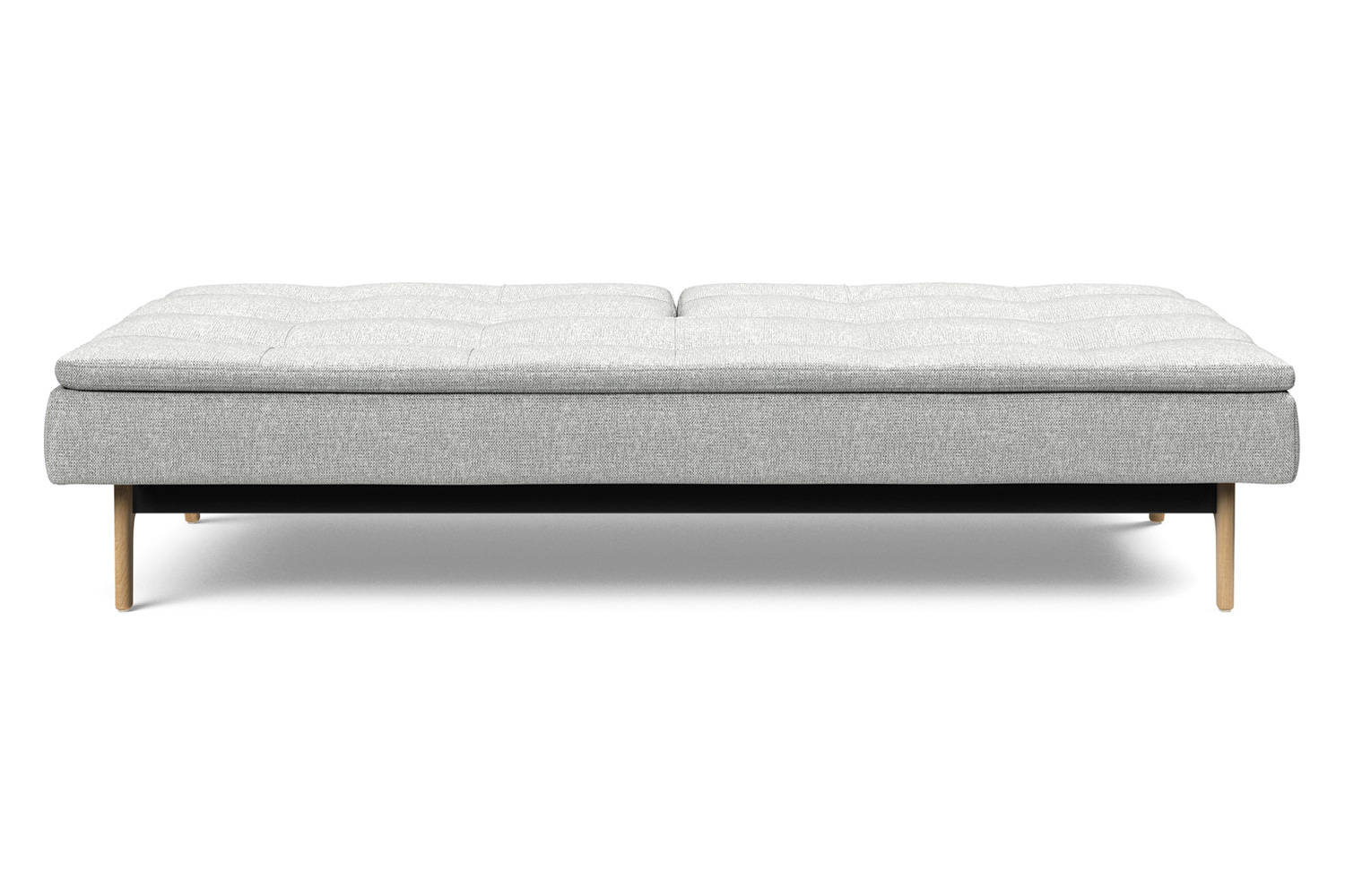 Innovation Living Dublexo Eik Sofa Bed Oak - 590 Micro Check Gray