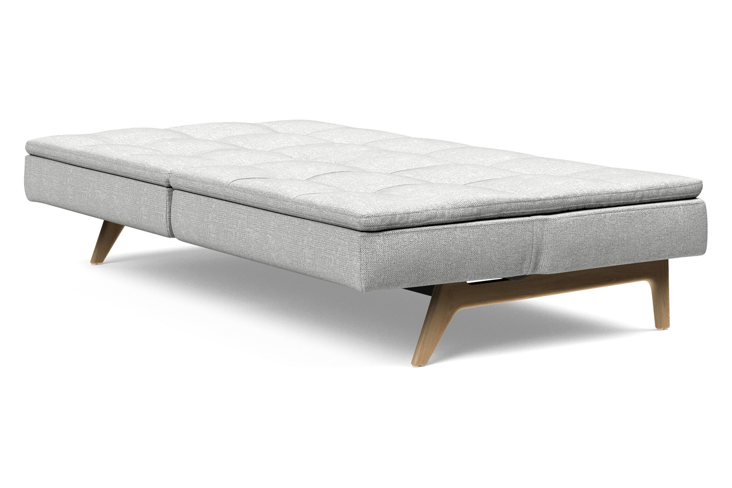 Innovation Living Dublexo Eik Sofa Bed Oak - 590 Micro Check Gray