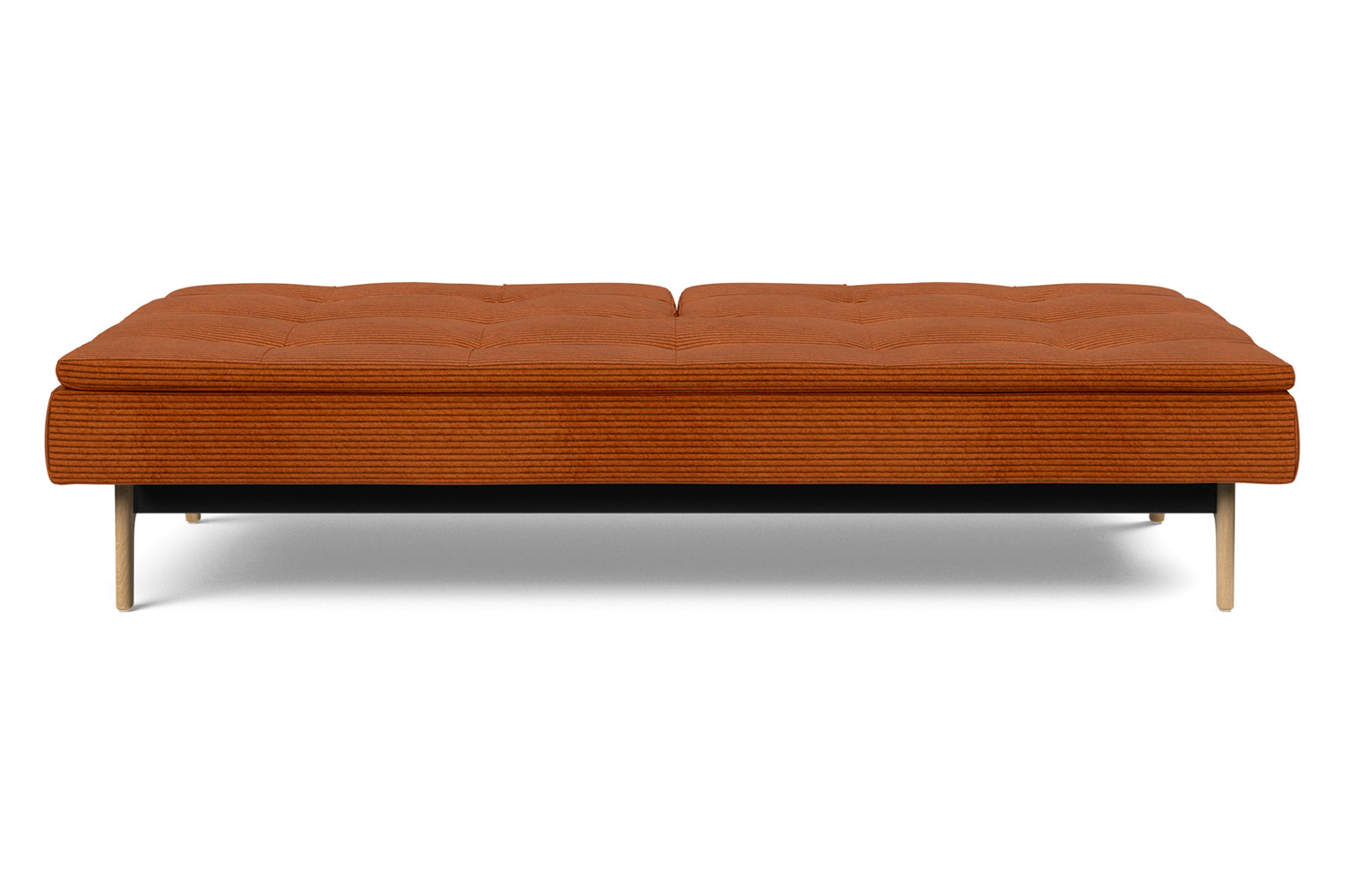 Innovation Living Dublexo Eik Sofa Bed Oak - 595 Corduroy Burnt Orange