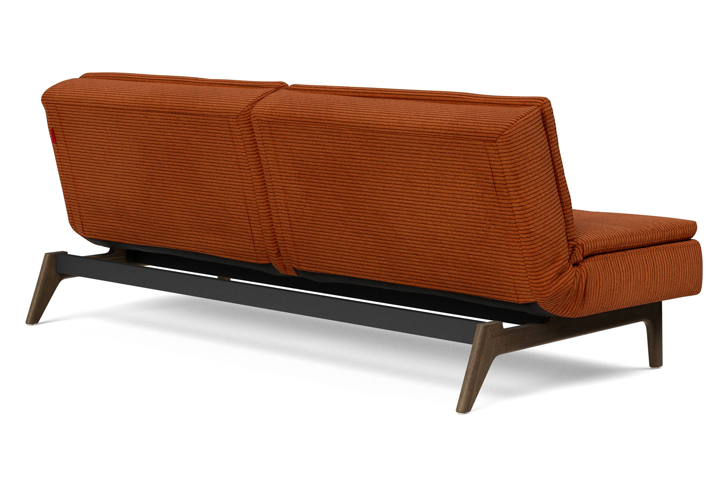 Innovation Living Dublexo Eik Sofa Bed Smoked Oak - 595 Corduroy Burnt Orange