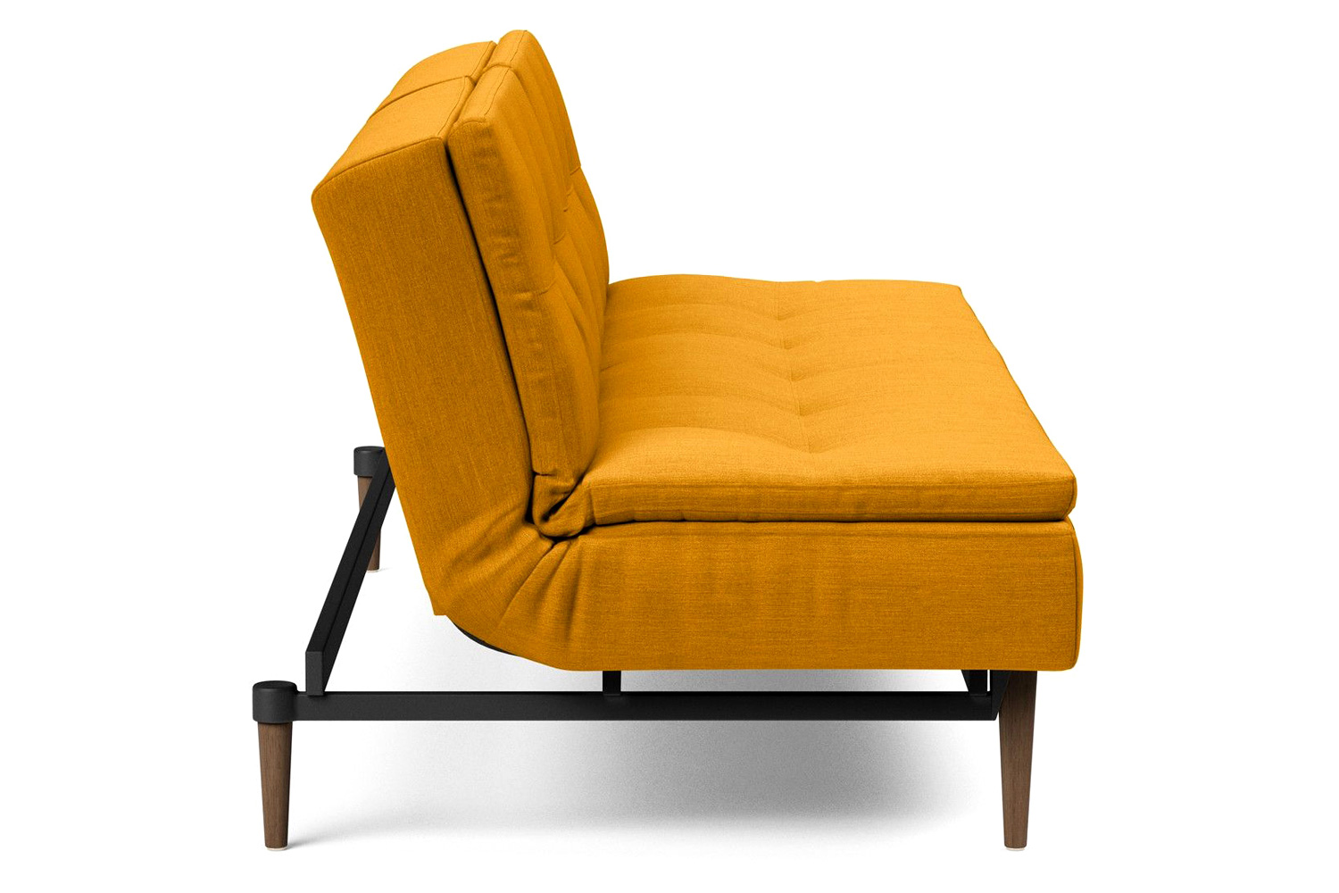Innovation Living Dublexo Styletto Sofa Bed Dark Wood - 507 Elegance Burned Curry