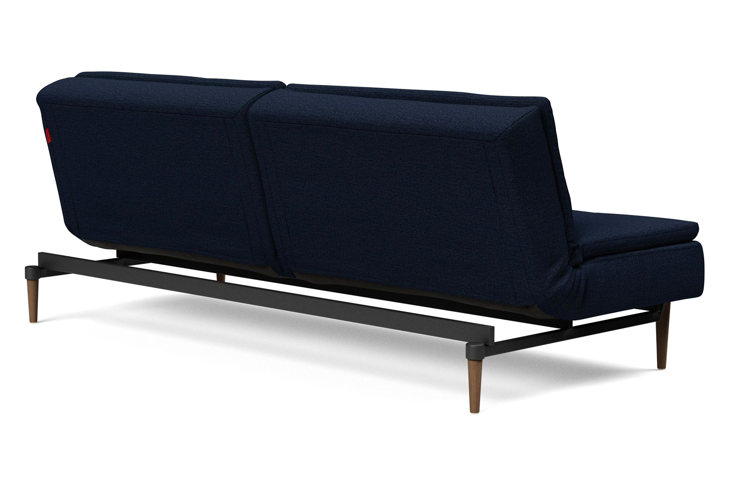 Innovation Living Dublexo Styletto Sofa Bed Dark Wood - 528 Mixed Dance Blue