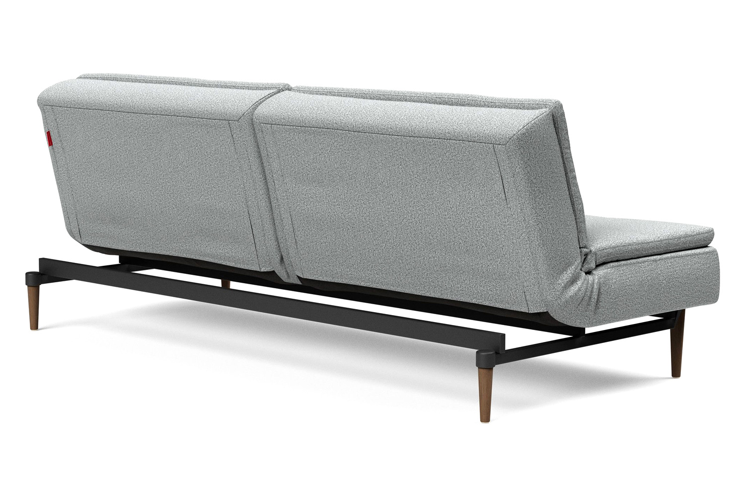 Innovation Living Dublexo Styletto Sofa Bed Dark Wood - 538 Melange Light Gray