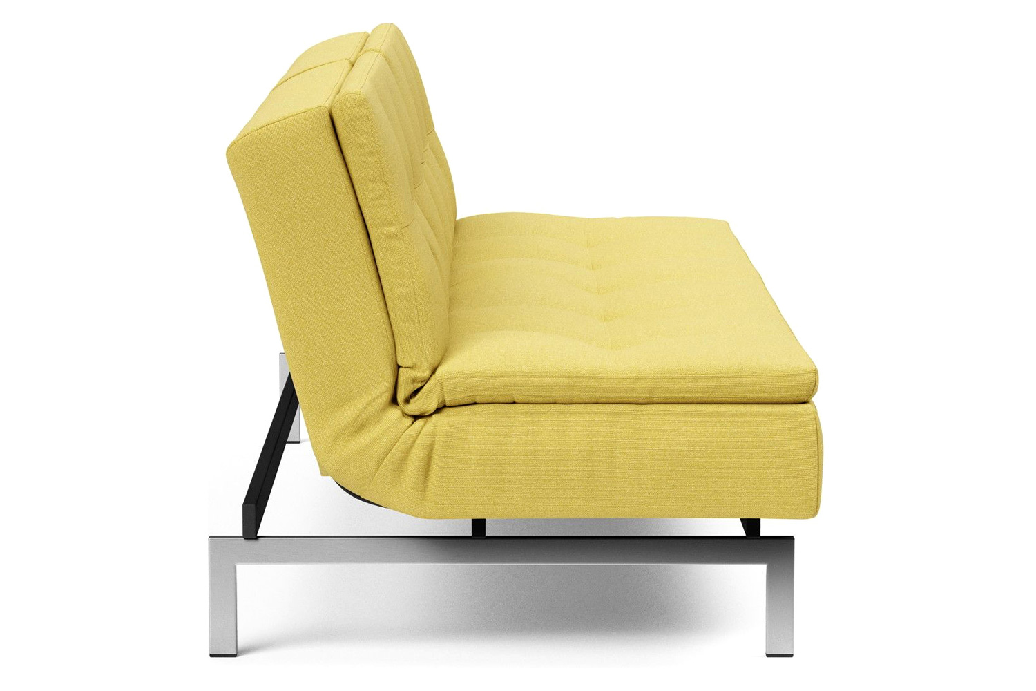 Innovation Living Dublexo Stainless Steel Sofa Bed - 554 Soft Mustard Flower
