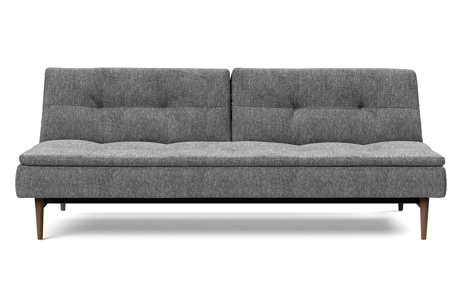 Innovation Living Dublexo Styletto Sofa Bed Dark Wood - 563 Twist Charcoal