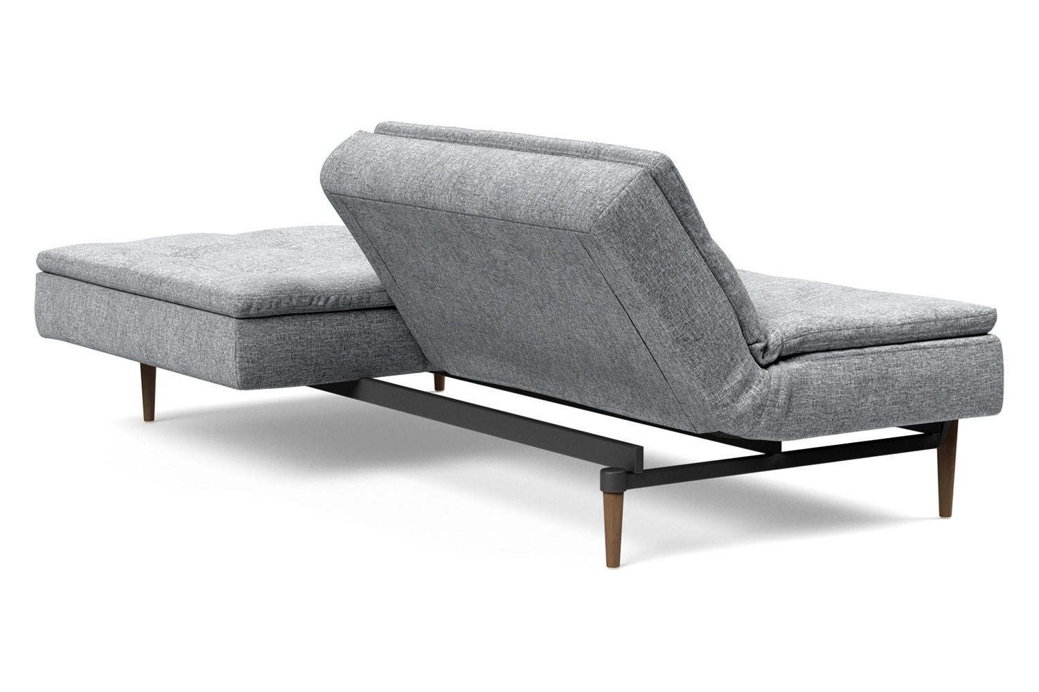 Innovation Living Dublexo Styletto Sofa Bed Dark Wood - 565 Twist Granite
