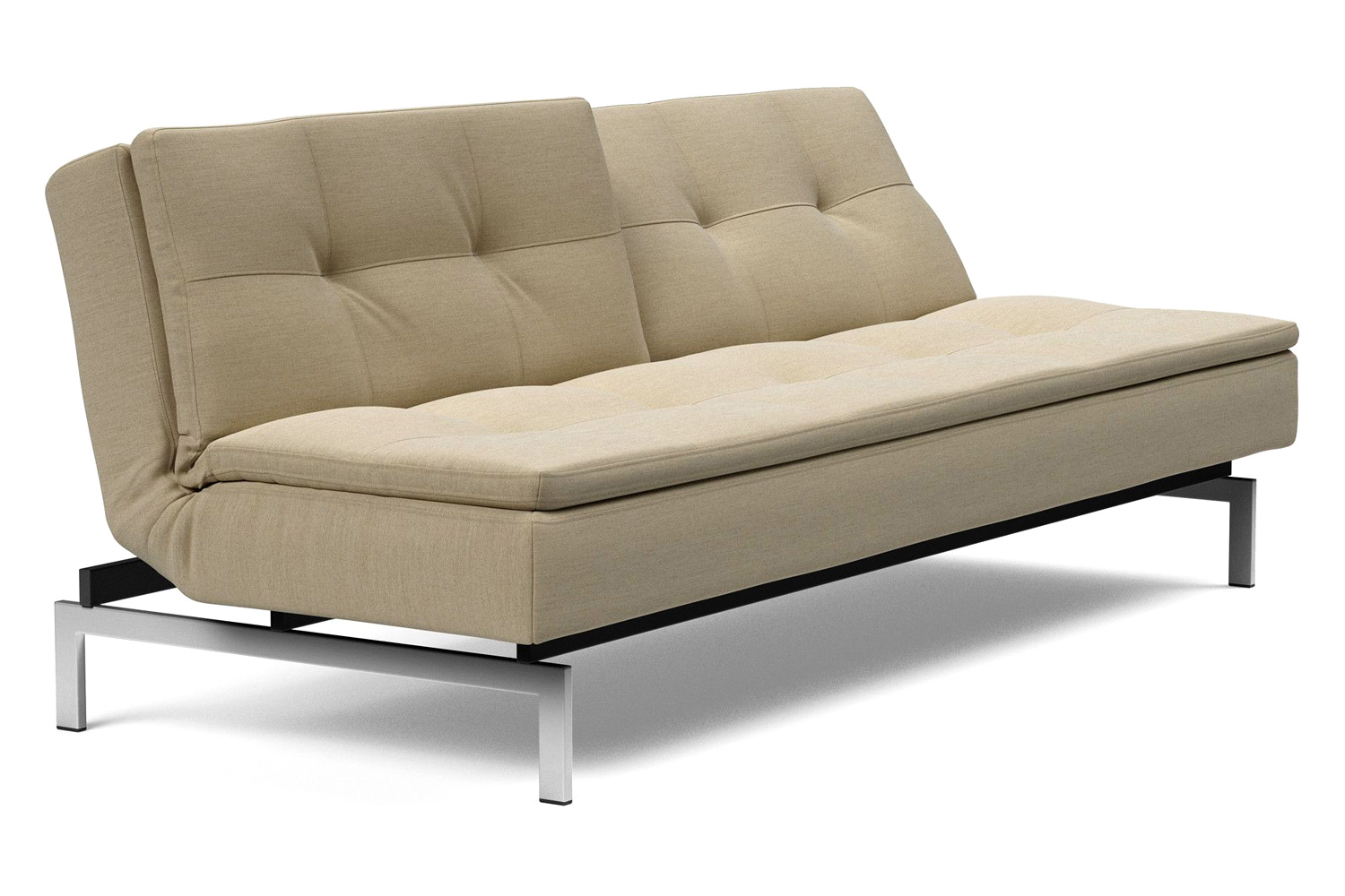 Innovation Living Dublexo Stainless Steel Sofa Bed - 571 Vivus Dusty Sand