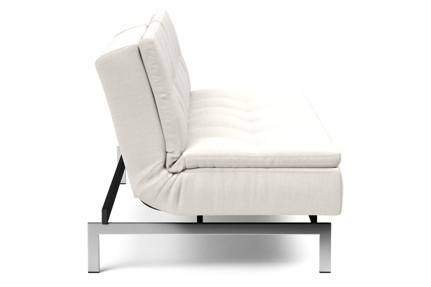 Innovation Living Dublexo Stainless Steel Sofa Bed - 574 Vivus Dusty Off White