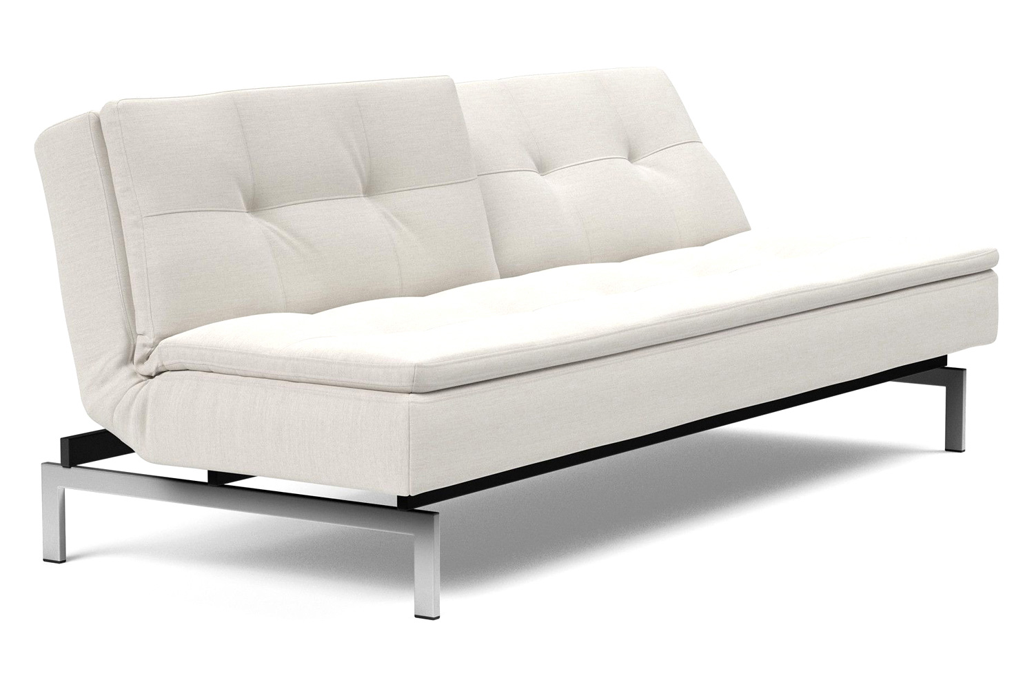Innovation Living Dublexo Stainless Steel Sofa Bed - 574 Vivus Dusty Off White