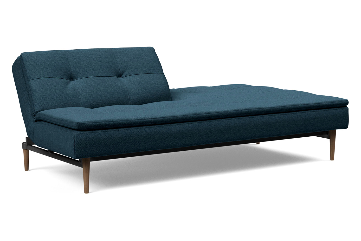 Innovation Living Dublexo Styletto Sofa Bed Dark Wood - 580 Argus Navy Blue