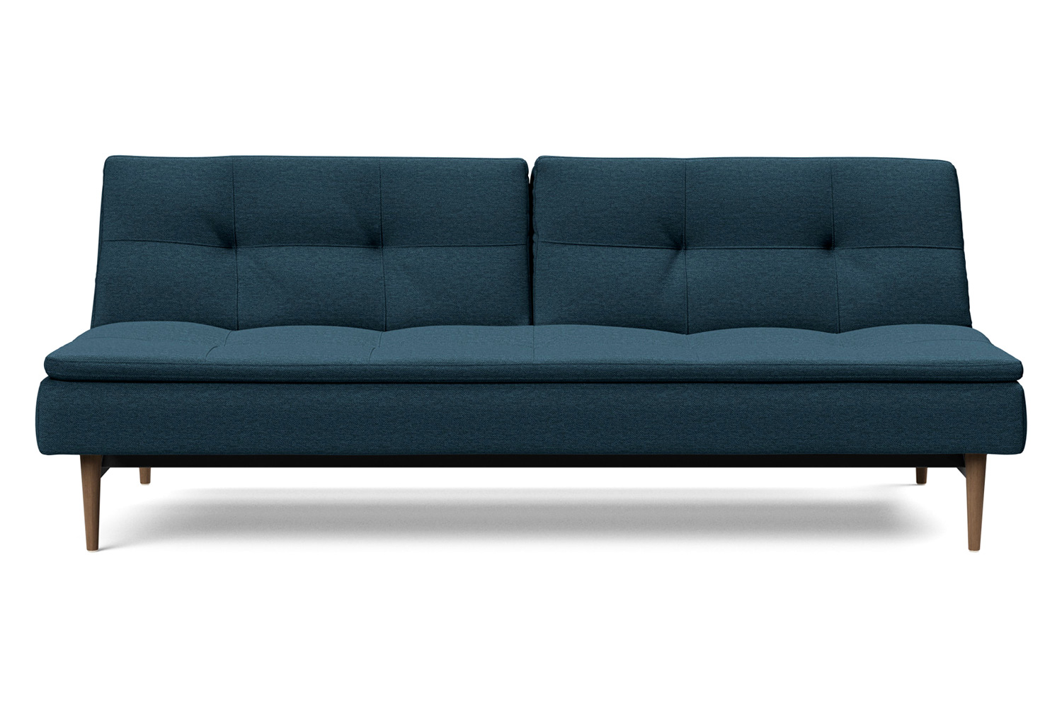 Innovation Living Dublexo Styletto Sofa Bed Dark Wood - 580 Argus Navy Blue