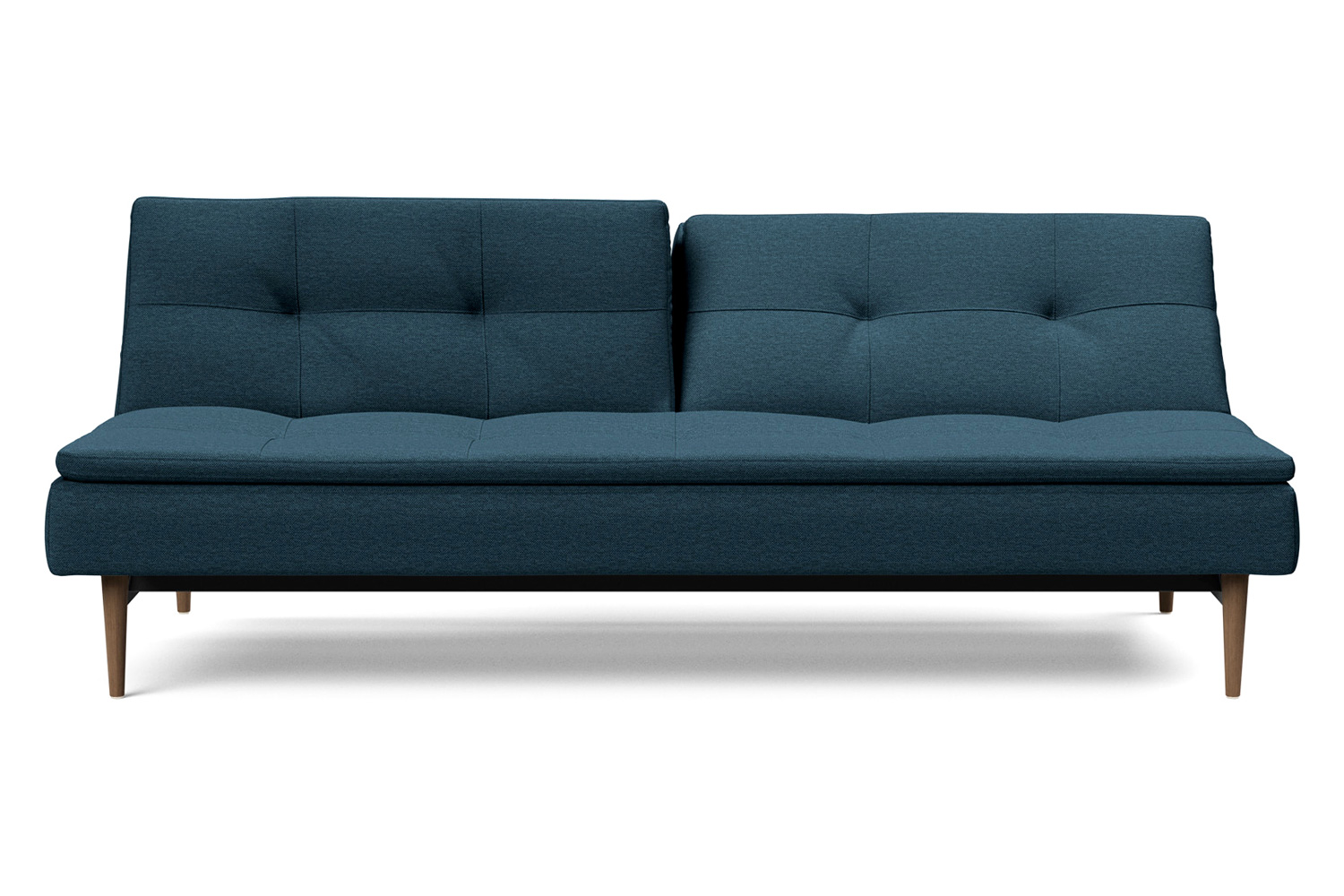 Innovation Living Dublexo Styletto Sofa Bed Dark Wood - 580 Argus Navy Blue